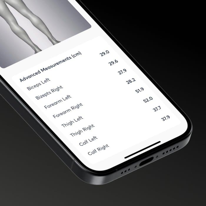 Precise measurements visualization