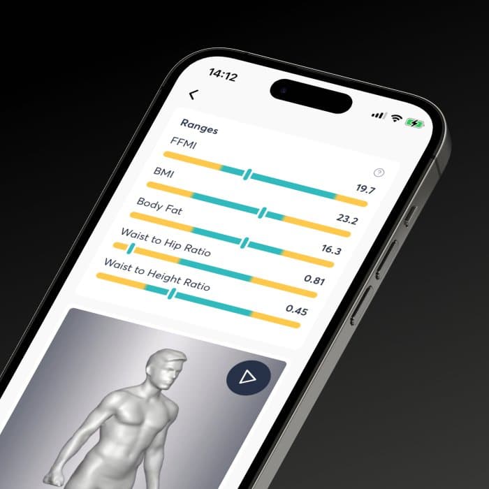 Fitness metrics visualization